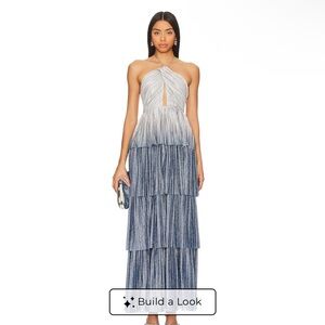Line & Dot Oracle Maxi Dress in Denim